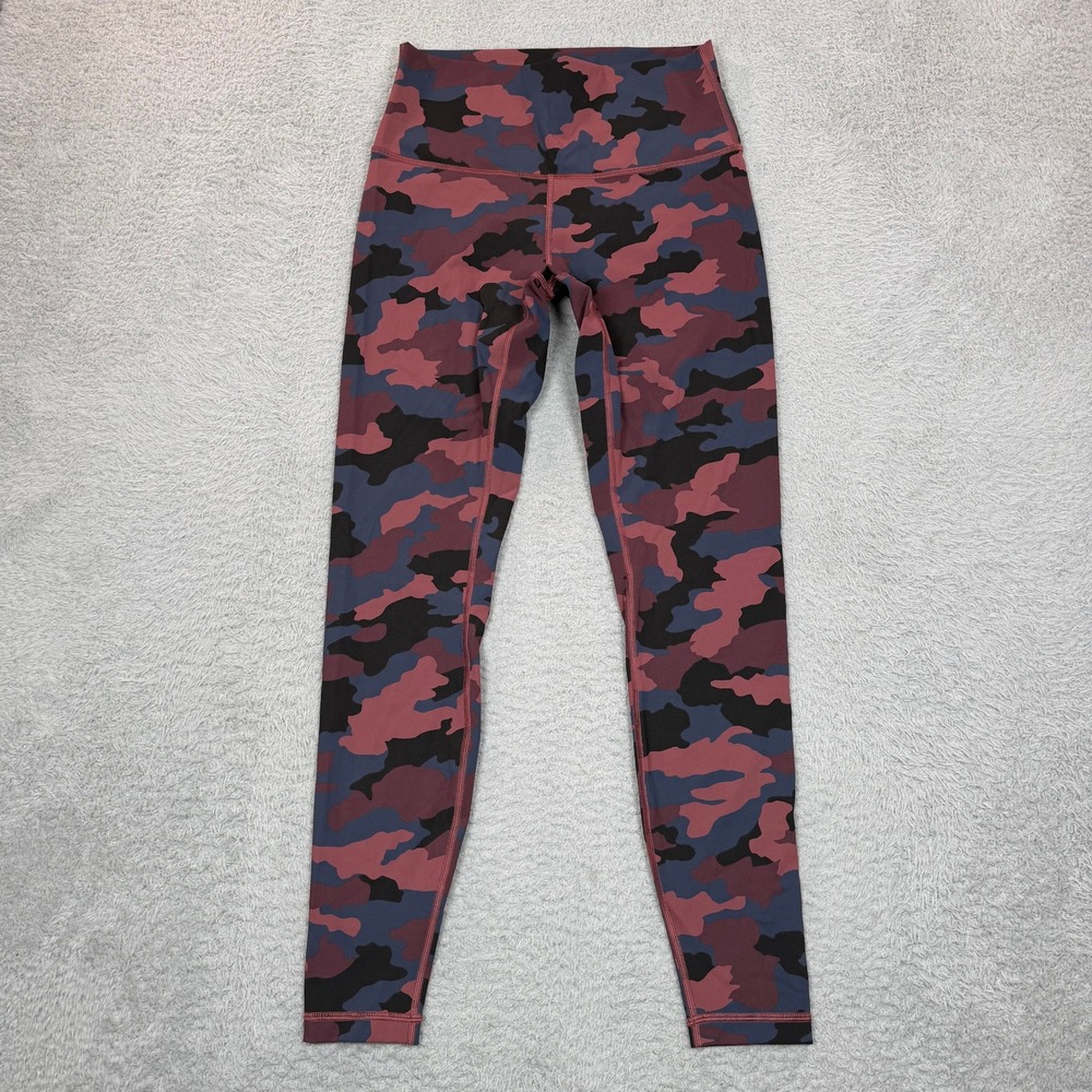Lululemon Wunder Under High Rise Leggings 28 Heritage 365 Camo Brier Rose Size 8